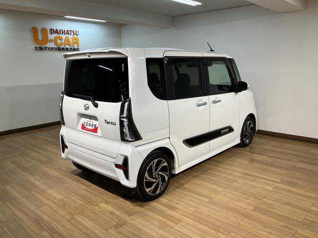 タントカスタムＲＳスタイルセレクション／１年保証／電動ＰＢ／ＥＴＣ１年間走行距離無制限保証　純正ナビ　バックカメラ　前席シートヒーター　ＡＣＣ　ＬＫＣ　電動パーキングブレーキ　オートブレーキホールド機能　ナビ連動前後ドラレコ　両側パワースライドドア　１５インチアル（大阪府）の中古車