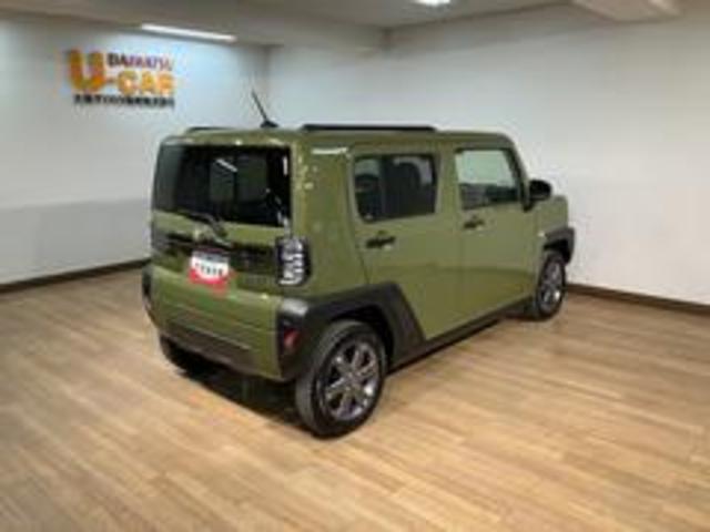 タフトＧ　ダーククロムベンチャー／サポカーＳワイド適合／新車保証継新車保証継承　バックカメラ対応　ＵＳＢ　前席シートヒーター　ＬＥＤヘッドライト　ＬＥＤフォグランプ　チルトステアリング　運転席シートリフター　革巻ステアリング　ＡＣＣ　ＬＫＣ　１５インチアルミ（大阪府）の中古車