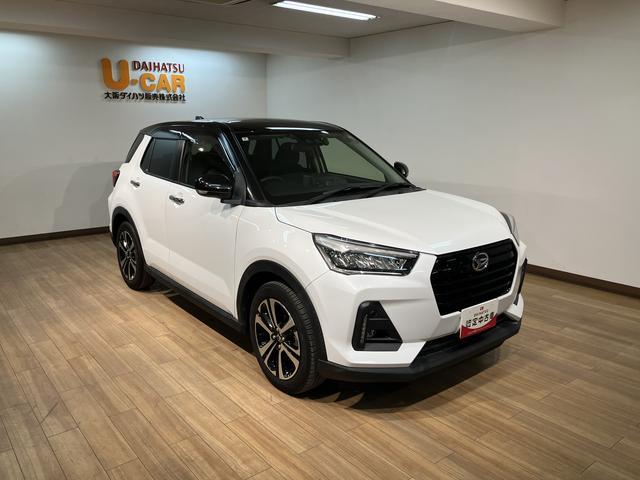 ロッキーＧ／サポカーＳワイド適合／１年保証／ＡＣＣ／ＬＫＣ／ＥＴＣ１年間走行距離無制限保証　９インチナビ　バックカメラ　ナビ連動前後ドラレコ　ＡＣＣ　ＬＫＣ　キーフリー　前後コーナーセンサー　フロントシートヒーター　１７インチアルミホイール　オートライト（大阪府）の中古車