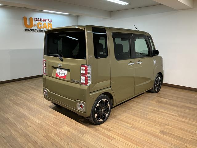 ウェイクＧターボＶＳ　ＳＡIII／サポカーＳワイド適合／新車保証継承１年間走行距離無制限保証　新車保証継承　８インチナビ　パノラマカメラ　ＥＴＣ　オートライト　ＵＳＢ　ＨＤＭＩ　両側パワースライドドア　オートハイビーム　ＬＥＤヘッドライト　キーフリー　１５インチアルミ（大阪府）の中古車