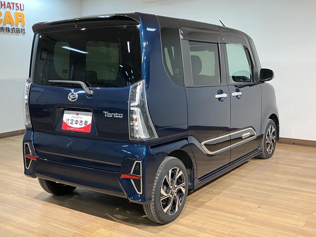タントカスタムＸスタイルセレクション／１年保証／新車保証継承／１年間走行距離無制限保証　新車保証継承　フルセグナビ　バックカメラ　前後ドラレコ　両側パワースライドドア　ＬＥＤヘッドライト　ＬＥＤフォグランプ　ＥＴＣ　キーフリー　１４インチアルミホイール（大阪府）の中古車