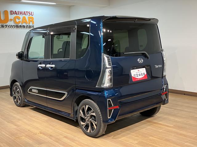 タントカスタムＸスタイルセレクション／１年保証／新車保証継承／１年間走行距離無制限保証　新車保証継承　フルセグナビ　バックカメラ　前後ドラレコ　両側パワースライドドア　ＬＥＤヘッドライト　ＬＥＤフォグランプ　ＥＴＣ　キーフリー　１４インチアルミホイール（大阪府）の中古車