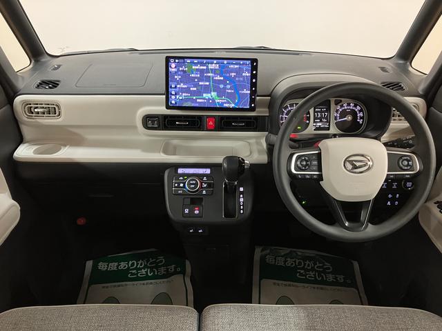 ムーヴキャンバスストライプスＧターボ／１年保証／ＡＣＣ／ＬＫＣ／ワンオーナーサポカーＳワイド適合　１年間走行距離無制限保証　新車保証継承　１０インチナビ　パノラマカメラ　ナビ連動前後ドラレコ　ＥＴＣ　ＴＶコン　ＡＣＣ　ＬＫＣ　キーフリー　両側パワースライドドア（大阪府）の中古車