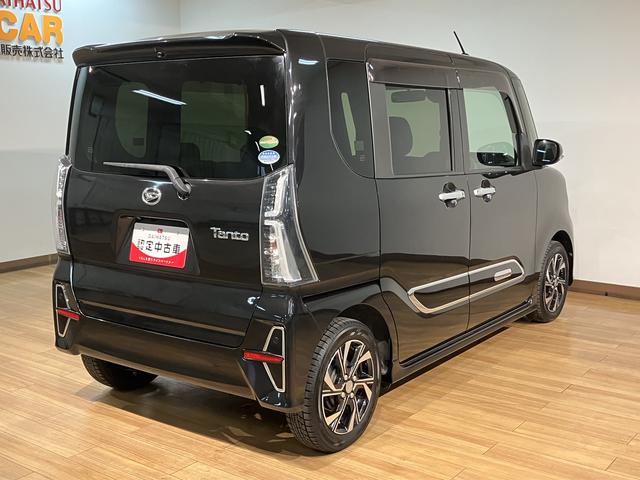 タントカスタムＸスタイルセレクション／認定中古車／１年保証／ＥＴＣサポカーＳワイド適合　１年間走行距離無制限保証　車検整備付　純正フルセグナビ　バックカメラ　ステアリングスイッチ　キーフリー　チルトステアリング　運転席シートリフター　１４インチアルミ（大阪府）の中古車