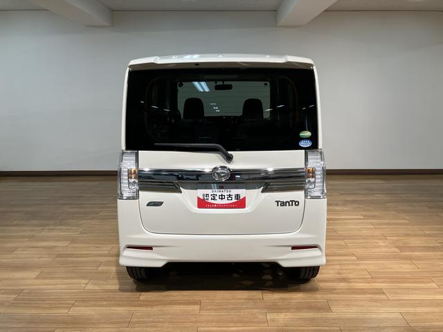 タントカスタムＲＳ／認定中古車／１年保証／ナビ／ＬＥＤヘッドライト１年間走行距離無制限保証　ワンセグナビ　ＵＳＢ　両側パワースライドドア　革巻ステアリング　キーフリー　アイドルストップ機能　オートライト　ＬＥＤヘッドライト　フロントフォグランプ　１５インチアルミ（大阪府）の中古車