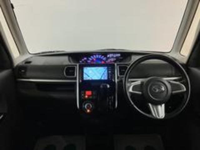 タントカスタムＲＳ／認定中古車／１年保証／ナビ／ＬＥＤヘッドライト１年間走行距離無制限保証　ワンセグナビ　ＵＳＢ　両側パワースライドドア　革巻ステアリング　キーフリー　アイドルストップ機能　オートライト　ＬＥＤヘッドライト　フロントフォグランプ　１５インチアルミ（大阪府）の中古車