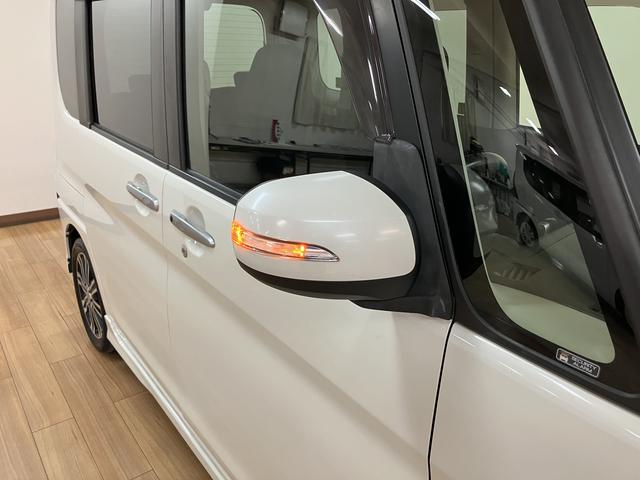 タントカスタムＲＳ／認定中古車／１年保証／ナビ／ＬＥＤヘッドライト１年間走行距離無制限保証　ワンセグナビ　ＵＳＢ　両側パワースライドドア　革巻ステアリング　キーフリー　アイドルストップ機能　オートライト　ＬＥＤヘッドライト　フロントフォグランプ　１５インチアルミ（大阪府）の中古車