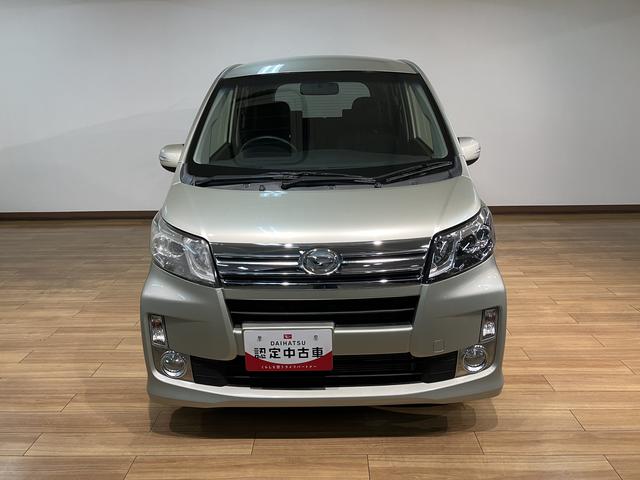 ムーヴカスタム　ＲＳ／１年保証／車検整備渡し／ナビ／ＥＴＣ／ＵＳＢ１年間走行距離無制限保証　車検整備渡し　社外ワンセグナビ　ＥＴＣ　ＭＯＭＯ社製革巻きステアリング　オートライト　ＬＥＤヘッドライト　Ｆフォグランプ　キーフリー　トップシェイドガラス　１５インチアルミ（大阪府）の中古車