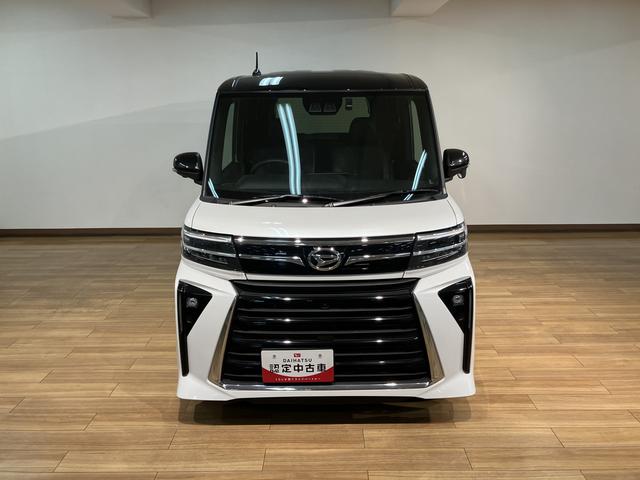 タントカスタムＲＳ／認定中古車／ナビ／Ｐカメラ／ドラレコ／４ＷＤサポカーＳワイド適合　１年間走行距離無制限保証　車検整備渡し　１０インチナビ　パノラマカメラ　ナビ連動前後ドラレコ　ＥＴＣ　ＡＣＣ　ＬＫＣ　両側電動スライドドア　キーフリー　ＬＥＤヘッドライト・フォグ（大阪府）の中古車