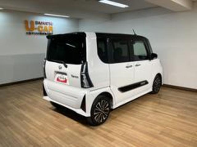 タントカスタムＲＳ／認定中古車／ナビ／Ｐカメラ／ドラレコ／４ＷＤサポカーＳワイド適合　１年間走行距離無制限保証　車検整備渡し　１０インチナビ　パノラマカメラ　ナビ連動前後ドラレコ　ＥＴＣ　ＡＣＣ　ＬＫＣ　両側電動スライドドア　キーフリー　ＬＥＤヘッドライト・フォグ（大阪府）の中古車