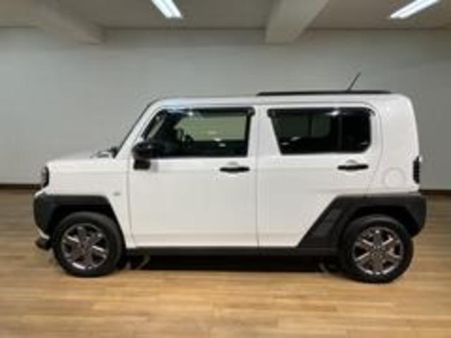 タフトＧターボ　ダーククロムベンチャー／認定中古車／ナビ／ＢカメラサポカーＳワイド適合　１年間走行距離無制限保証　車検整備渡し　フルセグナビ　バックカメラ　ナビ連動前後ドラレコ　ＥＴＣ　革巻ステアリング　ＡＣＣ　ＬＫＣ　ＬＥＤヘッドライト・フォグランプ　アルミ（大阪府）の中古車