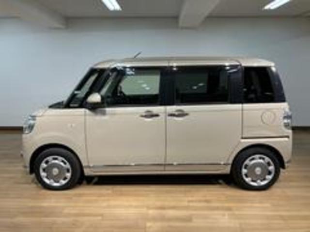 ムーヴキャンバスＸブラックインテリアリミテッド　ＳＡIII／認定中古車／ナビサポカーＳワイド適合　１年間走行距離無制限保証　車検整備渡し　フルセグナビ　パノラマカメラ　ＥＴＣ　キーフリー　両側電動スライドドア　革巻ステアリング　運転席シートヒーター　チルトステアリング（大阪府）の中古車