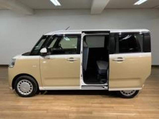 ムーヴキャンバスストライプスＸ／認定中古車／車検整備渡し／ナビ／ＢカメラサポカーＳワイド適合　１年間走行距離無制限保証　車検整備渡し　純正フルセグナビ　バックカメラ　ナビ連動前後ドラレコ　ＥＴＣ　両側電動スライドドア　前後コーナーセンサー（大阪府）の中古車