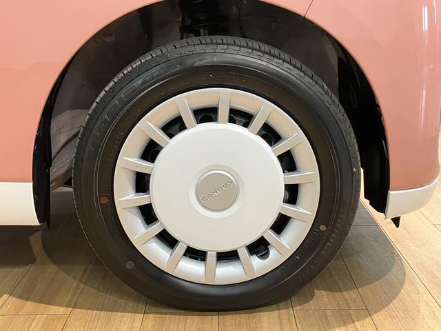 ムーヴキャンバスストライプスＧ／認定中古車／届出済未使用車／新車保証継承サポカーＳワイド適合　新車保証継承　オーディオレス車　バックカメラ　電動パーキングブレーキ　両側電動スライドドア　前後コーナーセンサー　キーフリー　ＬＥＤヘッドライト・フォグランプ（大阪府）の中古車