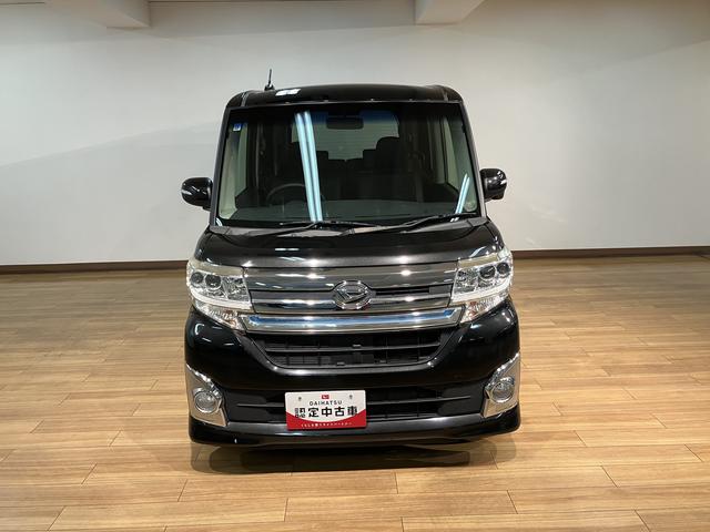 タントカスタムRS/認定中古車/1年保証/ナビ/横滑り防止装置1年間走行距離無制限保証 車検整備渡し フルセグナビ 両側電動スライドドア キーフリー 革巻ステアリング トップシェイドガラス オートライト 15インチアルミ LEDヘッドライト 横滑り防止装置(大阪府)の中古車