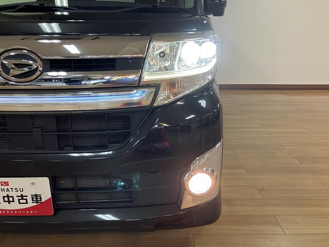 タントカスタムRS/認定中古車/1年保証/ナビ/横滑り防止装置1年間走行距離無制限保証 車検整備渡し フルセグナビ 両側電動スライドドア キーフリー 革巻ステアリング トップシェイドガラス オートライト 15インチアルミ LEDヘッドライト 横滑り防止装置(大阪府)の中古車