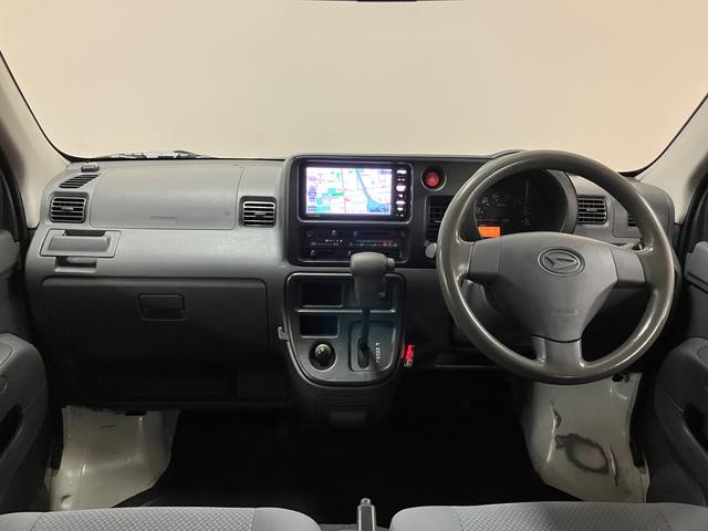 ハイゼットカーゴDX/認定中古車/1年保証/車検整備付/ナビ/バックカメラ1年間走行距離無制限保証 車検整備付 純正ワンセグナビ バックカメラ ETC 社外ルムミラー型前後ドライブレコーダー フロントパワーウインドウ パワードアロック オーバーヘッドシェルフ(大阪府)の中古車