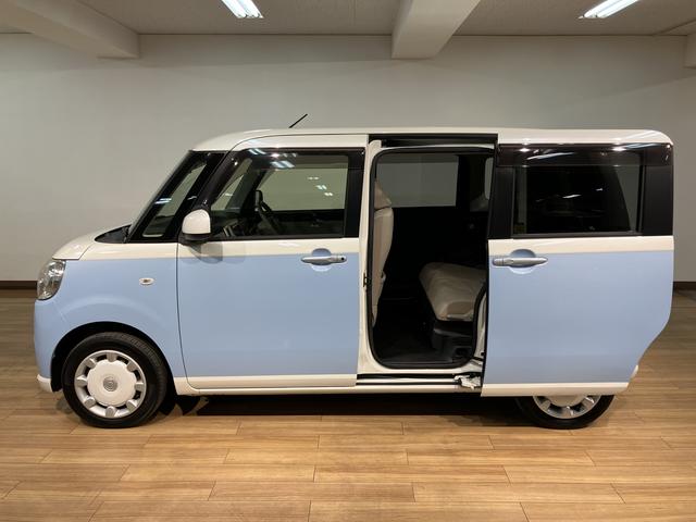 ムーヴキャンバスX SAIII/認定中古車/1年保証/車検整備付/ナビ/サポカーSワイド適合 1年間走行距離無制限保証 社外フルセグナビ 社外フロントドラレコ 車検整備付 キーフリー オートライト オートハイビーム 両側スライドドア チルトステアリング シートリフター(大阪府)の中古車