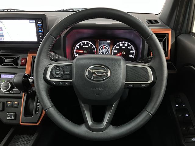 タフトG/認定中古車/1年保証/ナビ/Pカメラ/連動FRドラレコサポカーSワイド適合 1年間走行距離無制限保証 フルセグナビ パノラマカメラ ナビ連動前後ドラレコ ETC 革巻ステアリング 15インチアルミ 電動パーキングブレーキ オートブレーキホールド キーフリ(大阪府)の中古車