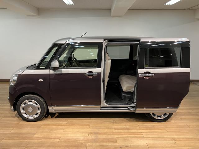 ムーヴキャンバスXメイクアップリミテッド SAIII/認定中古車/1年保証/サポカーSワイド適合 1年間走行距離無制限保証 車検整備付 社外フルセグナビ 社外フロントドライブレコーダー パノラマカメラ ETC 両側電動スライドドア LEDフォグランプ キーフリーシステム(大阪府)の中古車
