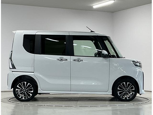 タントカスタムＲＳ　ターボ　４ＷＤ　ワンオーナー　両側電動スライド走行無制限１年保証　４ＷＤ　ワンオーナー　両側電動スライドドア　前後コーナーセンサー　前席シートヒーター　オートハイビーム　ＬＥＤヘッドライト　プッシュスタート　１５インチ純正アルミホイール（兵庫県）の中古車