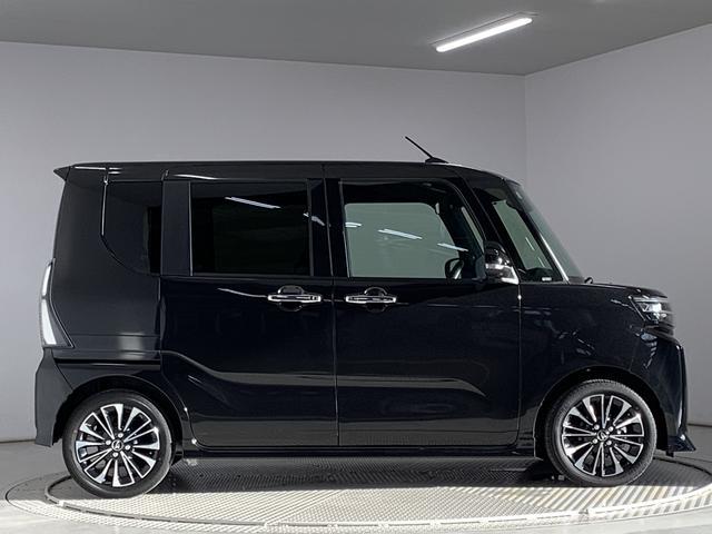 タントカスタムＲＳ　ターボ　雹害車両　１オーナー　両側電動スライド雹害車両　１年保証　両側電動スライドドア　ワンオーナー　前後コーナーセンサー　前席シートヒーター　オートマチックハイビーム　ＬＥＤヘッドライト　オートブレーキホールド　１５インチ純正アルミホイール（兵庫県）の中古車