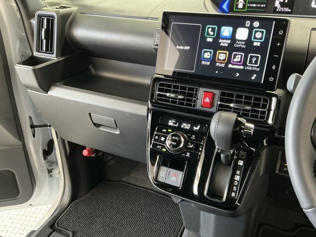 タントカスタムＲＳ　ターボ　４ＷＤ　ワンオーナー　バックカメラ１年保証　９インチディスプレイオーディオ　４ＷＤ　１オーナー　バックカメラ　両側電動スライドドア　前後コーナーセンサー　前席シートヒーター　ＵＳＢ接続　Ｂｌｕｅｔｏｏｔｈ　１５インチ純正アルミホイール（兵庫県）の中古車