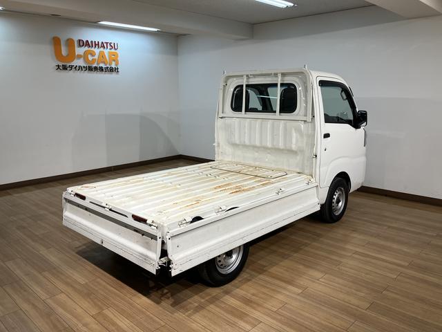ハイゼットトラックスタンダードＳＡIIIｔ／１年保証／４ＷＤ／ＬＥＤライト／１年間距離無制限保証／衝突軽減ブレーキ／４ＷＤ／５速マニュアル／ＬＥＤヘッドライト／コーナーセンサー／横滑り防止装置／エアコン／パワーステアリング／（大阪府）の中古車