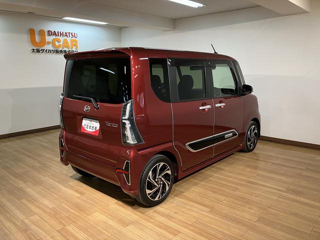 タントカスタムＲＳスタイルセレクション／１．３万キロ／９インチナビ１年間距離無制限保証／１．３万キロ／ターボエンジン／衝突軽減ブレーキ／９インチナビ／パノラマモニター／クルーズコントロール／両側電動スライドドア／ドラレコ／ＥＴＣ／シートヒーター／Ｂｌｕｅｔｏｏｔｈ（大阪府）の中古車