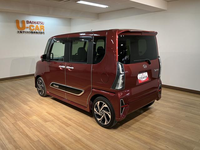 タントカスタムＲＳスタイルセレクション／１．３万キロ／９インチナビ１年間距離無制限保証／１．３万キロ／ターボエンジン／衝突軽減ブレーキ／９インチナビ／パノラマモニター／クルーズコントロール／両側電動スライドドア／ドラレコ／ＥＴＣ／シートヒーター／Ｂｌｕｅｔｏｏｔｈ（大阪府）の中古車