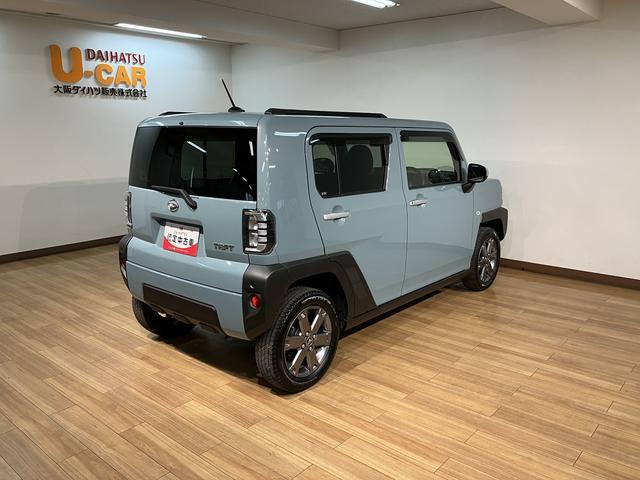 タフトＧターボ／４ＷＤ／２．３万キロ／ナビ／ドラレコ／ＥＴＣ／１年間距離無制限保証／４ＷＤ／２．３万キロ／ターボエンジン／純正ナビ／ナビ連動ドラレコ／ＥＴＣ／クルーズコントロール／ＬＥＤヘッドライト・フォグ／スマートキー／Ｂｌｕｅｔｏｏｔｈ／フルセグＴＶ／（大阪府）の中古車