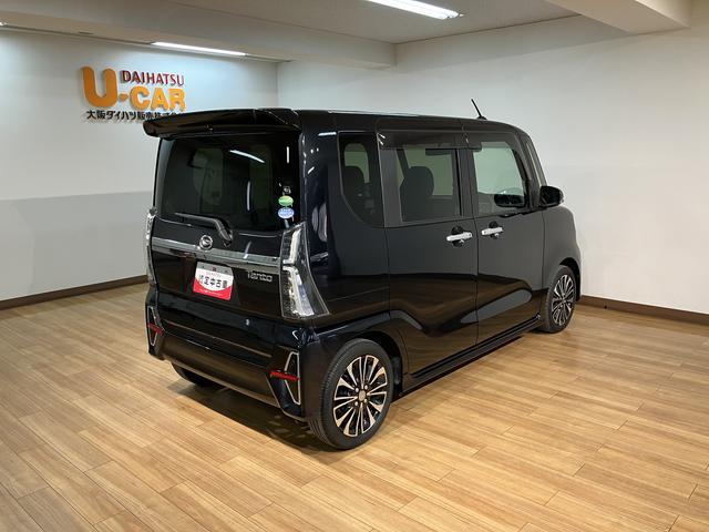 タントカスタムＲＳセレクション／１年保証／９インチナビ／ドラレコ／１年間距離無制限保証／ターボエンジン／純正ナビ／ナビ連動ドラレコ／ＥＴＣ／クルーズコントロール／両側電動スライドドア／スマートキー／ＬＥＤヘッドライト・フォグ／Ｂｌｕｅｔｏｏｔｈ／フルセグＴＶ／ＵＳＢ（大阪府）の中古車