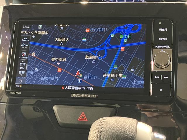 タントカスタムＲＳ　トップエディションＳＡII／１年保証／ナビ／１年間距離無制限保証／衝突軽減ブレーキ／ターボエンジン／純正ナビ／ドラレコ／Ｂｌｕｅｔｏｏｔｈ／フルセグＴＶ／バックカメラ／両側電動スライドドア／スマートキー／オートエアコン／１５インチアルミ／ＬＥＤ（大阪府）の中古車