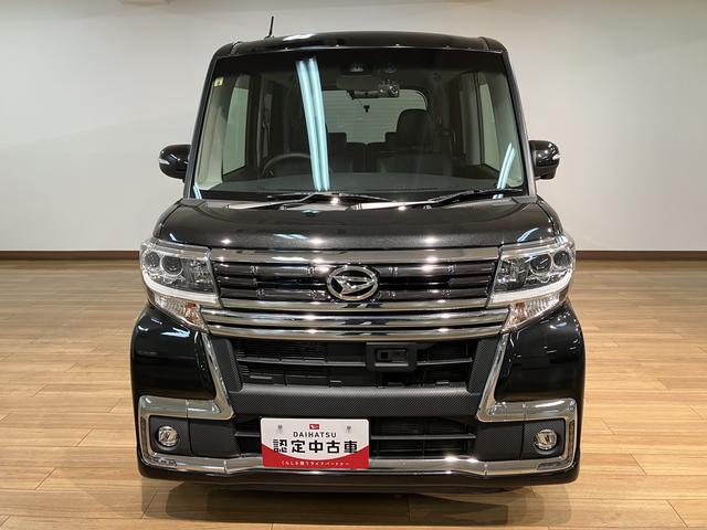 タントカスタムＲＳ　トップエディションＳＡII／１年保証／ナビ／１年間距離無制限保証／衝突軽減ブレーキ／ターボエンジン／純正ナビ／ドラレコ／Ｂｌｕｅｔｏｏｔｈ／フルセグＴＶ／バックカメラ／両側電動スライドドア／スマートキー／オートエアコン／１５インチアルミ／ＬＥＤ（大阪府）の中古車