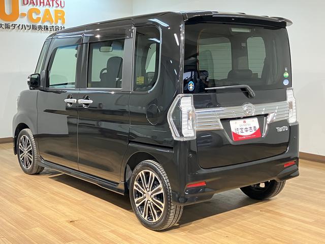 タントカスタムＲＳ　トップエディションＳＡII／１年保証／ナビ／１年間距離無制限保証／衝突軽減ブレーキ／ターボエンジン／純正ナビ／ドラレコ／Ｂｌｕｅｔｏｏｔｈ／フルセグＴＶ／バックカメラ／両側電動スライドドア／スマートキー／オートエアコン／１５インチアルミ／ＬＥＤ（大阪府）の中古車