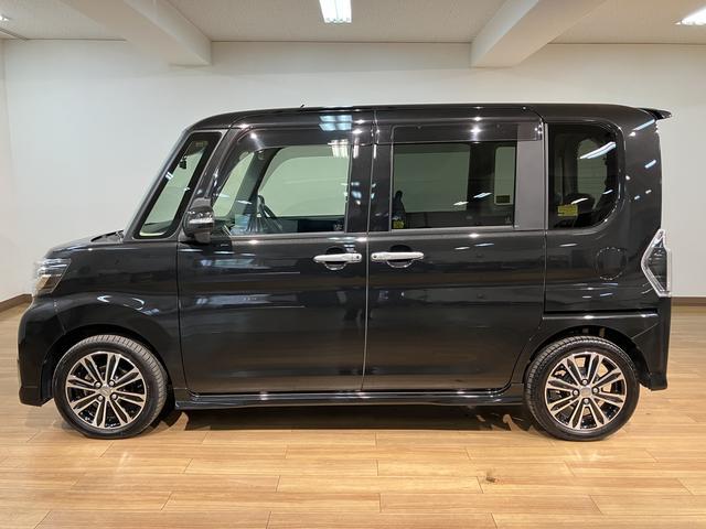 タントカスタムＲＳ　トップエディションＳＡII／１年保証／ナビ／１年間距離無制限保証／衝突軽減ブレーキ／ターボエンジン／純正ナビ／ドラレコ／Ｂｌｕｅｔｏｏｔｈ／フルセグＴＶ／バックカメラ／両側電動スライドドア／スマートキー／オートエアコン／１５インチアルミ／ＬＥＤ（大阪府）の中古車