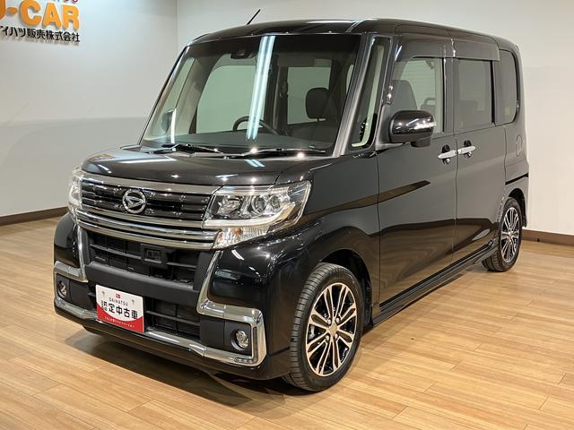 タントカスタムＲＳ　トップエディションＳＡII／１年保証／ナビ／１年間距離無制限保証／衝突軽減ブレーキ／ターボエンジン／純正ナビ／ドラレコ／Ｂｌｕｅｔｏｏｔｈ／フルセグＴＶ／バックカメラ／両側電動スライドドア／スマートキー／オートエアコン／１５インチアルミ／ＬＥＤ（大阪府）の中古車