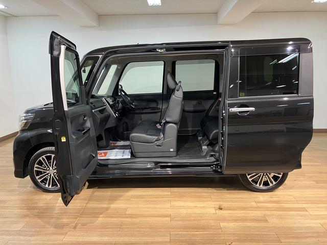 タントカスタムＲＳ　トップエディションＳＡII／１年保証／ナビ／１年間距離無制限保証／衝突軽減ブレーキ／ターボエンジン／純正ナビ／ドラレコ／Ｂｌｕｅｔｏｏｔｈ／フルセグＴＶ／バックカメラ／両側電動スライドドア／スマートキー／オートエアコン／１５インチアルミ／ＬＥＤ（大阪府）の中古車