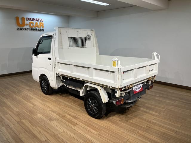 ハイゼットトラック多目的ダンプ１年保証／１．９万キロ／ＰＴＯ／４ＷＤ／キーレス１年間距離無制限保証／１．９万キロ／ＰＴＯダンプ／４ＷＤ／ナビ／パワーウインドウ／キーレスエントリー／エアコン／パワステ／外品アルミ／作業灯／（大阪府）の中古車