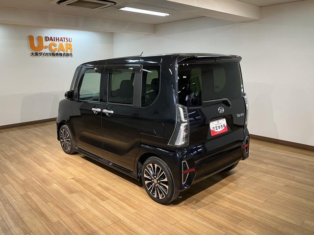 タントカスタムＲＳセレクション　９インチナビ　ＥＴＣ　前後ドラレコ９インチナビゲーション　バックカメラ　ＥＴＣ車載器　ナビ連動前後ドライブレコーダー　両側電動スライドドア　ＬＥＤヘッドライト　ＬＥＤフォグランプ　キーフリーキー　プッシュスタート　クルーズコントロール（大阪府）の中古車