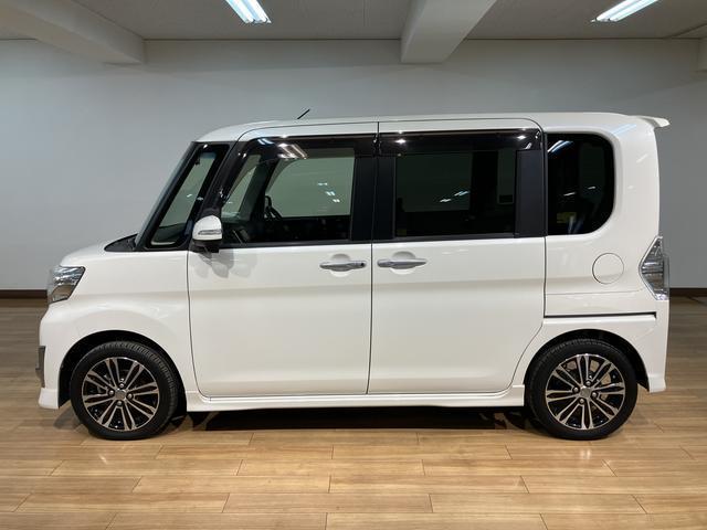タントカスタムＲＳ　トップエディションＳＡ　ナビ／バックカメラナビゲーション　バックカメラ　フロントドライブレコーダー　ターボ　両側電動スライドドア　ＬＥＤヘッドライト　衝突回避支援ブレーキ　スマートアシスト　１年間走行距離無制限保証（大阪府）の中古車