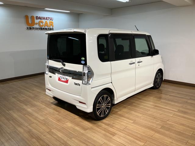 タントカスタムＲＳ　トップエディションＳＡ　ナビ／バックカメラナビゲーション　バックカメラ　フロントドライブレコーダー　ターボ　両側電動スライドドア　ＬＥＤヘッドライト　衝突回避支援ブレーキ　スマートアシスト　１年間走行距離無制限保証（大阪府）の中古車
