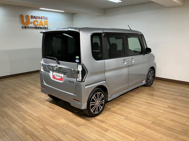 タントカスタムＲＳ　トップエディションＳＡIII１年間距離無制限保証／ターボ／８インチナビ／パノラマバックカメラ／ナビ連動フロントドラレコ／ＬＥＤヘッドライト／ＬＥＤフォグランプ／純正１５インチアルミホイール／シートヒーター／運転席シートリフター（大阪府）の中古車