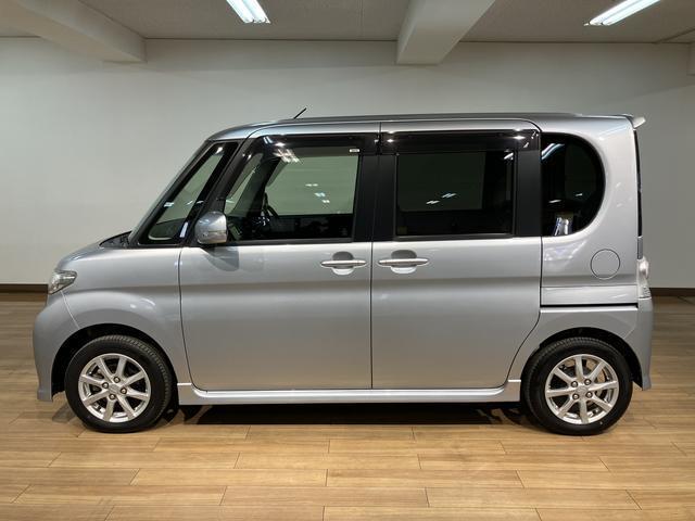 タントカスタムＸスペシャルナビゲーション　バックカメラ　ＥＴＣ車載器　ディスチャージヘッドライト　電動スライドドア　オートエアコン　キーフリーシステム　車検整備付　１年間走行距離無制限保証（大阪府）の中古車