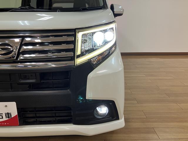 ムーヴカスタム　ＲＳ　ＳＡ　ターボ／ナビ／ＥＴＣ車載器ナビゲーション　ＥＴＣ車載器　ターボ　ＬＥＤヘッドライト　ＬＥＤフォグランプ　消灯回避支援ブレーキ（スマートアシスト）　キーフリーシステム　プッシュスタート　オートエアコン　ベンチシート（大阪府）の中古車