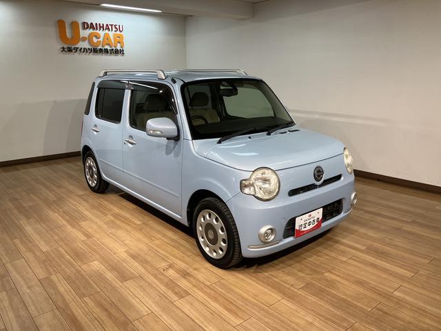 ミラココアココアプラスＧナビゲーション　バックカメラ（ルームミラー表示）　ＥＴＣ車載器　キーフリーキー　オートエアコン　電動格納ドアミラー　ベンチシート　衝突安全ボディ　１年間走行距離無制限保証（大阪府）の中古車