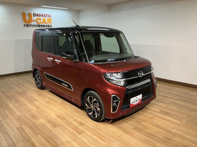 タントカスタムXセレクション9インチナビ バックカメラ ナビ連動前後ドラレコ ETC車載器 LEDヘッドライト 両側電動スライドドア キーフリーシステム プッシュスタート シートヒーター 1年間走行距離無制限保証 車検整備付き(大阪府)の中古車