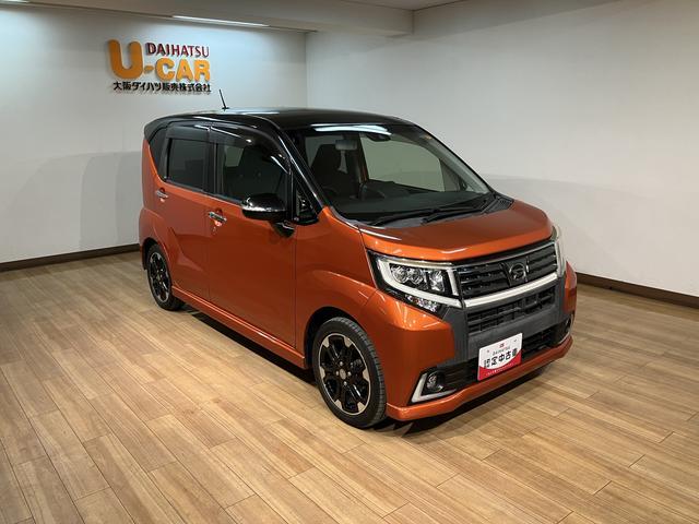 ムーヴカスタム　ＲＳ　ハイパーＳＡII　認定中古車８インチナビゲーション（Ｂｌｕｅｔｏｏｔｈオーディオ／ＵＳＢ接続対応）　バックカメラ　ターボ　４ＷＤ　ＬＥＤヘッドライト　ＬＥＤフォグランプ　キーフリーシステム　プッシュスタート　車検整備付き（大阪府）の中古車