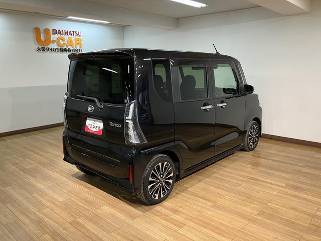 タントカスタムRSターボ/ナビ/バックカメラ/ナビ連動前後ドラレコ/ETC/クルコン/前席シートヒーター/コーナーセンサー/両側電動スライドドア/プッシュボタンスタート/キーフリーシステム(大阪府)の中古車