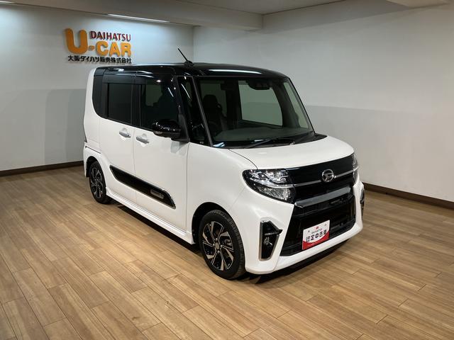 タントカスタムＸセレクション　ナビ／ドラレコ／全方位カメラナビゲーション　全方位カメラ　ナビ連動型前後ドライブレコーダー　ＥＴＣ車載器　ＬＥＤヘッドライト　キーフリーシステム　プッシュスタート　両側電動スライドドア　シートヒーター（大阪府）の中古車